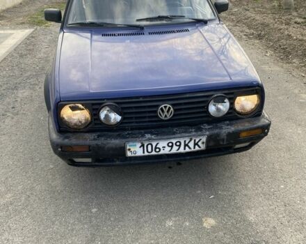 Синий Фольксваген Гольф, объемом двигателя 1.8 л и пробегом 250 тыс. км за 550 $, фото 1 на Automoto.ua