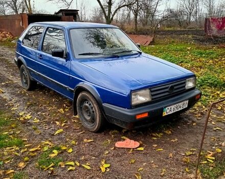 Синий Фольксваген Гольф, объемом двигателя 1.6 л и пробегом 87 тыс. км за 1000 $, фото 1 на Automoto.ua