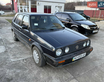 Синий Фольксваген Гольф, объемом двигателя 1.6 л и пробегом 250 тыс. км за 900 $, фото 1 на Automoto.ua