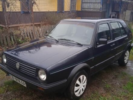Синий Фольксваген Гольф, объемом двигателя 1.8 л и пробегом 280 тыс. км за 1050 $, фото 1 на Automoto.ua