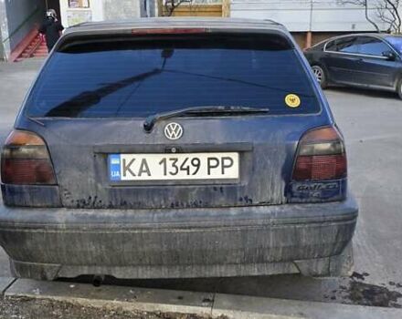 Синий Фольксваген Гольф, объемом двигателя 1.4 л и пробегом 243 тыс. км за 1700 $, фото 1 на Automoto.ua