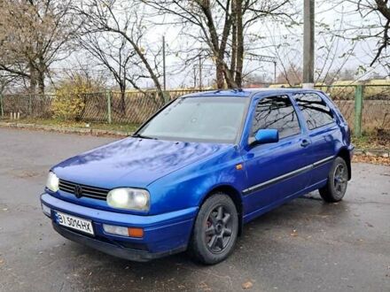 Синий Фольксваген Гольф, объемом двигателя 1.78 л и пробегом 133 тыс. км за 2800 $, фото 1 на Automoto.ua