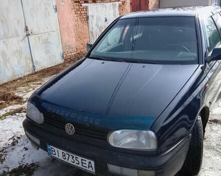 Синий Фольксваген Гольф, объемом двигателя 1.78 л и пробегом 351 тыс. км за 2500 $, фото 1 на Automoto.ua