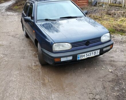 Синий Фольксваген Гольф, объемом двигателя 1.9 л и пробегом 191 тыс. км за 2700 $, фото 1 на Automoto.ua