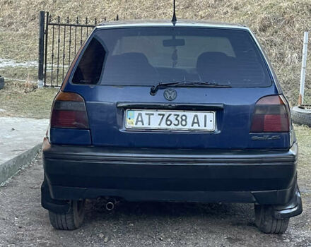 Синий Фольксваген Гольф, объемом двигателя 1.6 л и пробегом 477 тыс. км за 1399 $, фото 1 на Automoto.ua