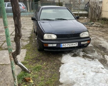 Синий Фольксваген Гольф, объемом двигателя 1.9 л и пробегом 195 тыс. км за 2650 $, фото 1 на Automoto.ua