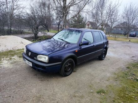 Синий Фольксваген Гольф, объемом двигателя 1.9 л и пробегом 300 тыс. км за 1200 $, фото 1 на Automoto.ua