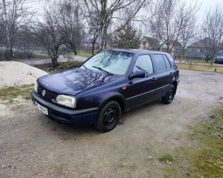 Синий Фольксваген Гольф, объемом двигателя 1.9 л и пробегом 300 тыс. км за 1200 $, фото 1 на Automoto.ua