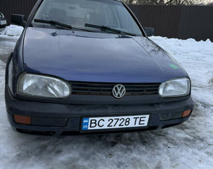 Синий Фольксваген Гольф, объемом двигателя 1.6 л и пробегом 270 тыс. км за 1400 $, фото 1 на Automoto.ua