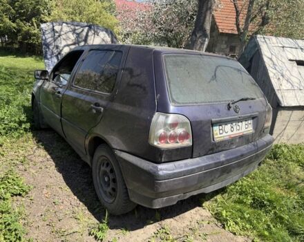 Синий Фольксваген Гольф, объемом двигателя 1.4 л и пробегом 250 тыс. км за 350 $, фото 1 на Automoto.ua