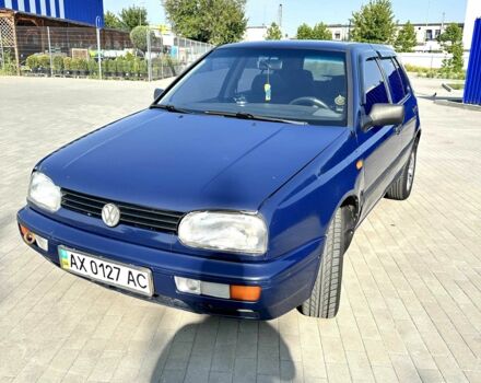 Синий Фольксваген Гольф, объемом двигателя 1.4 л и пробегом 400 тыс. км за 2200 $, фото 1 на Automoto.ua