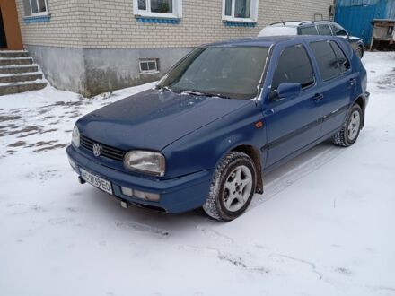 Синий Фольксваген Гольф, объемом двигателя 1.8 л и пробегом 279 тыс. км за 1700 $, фото 1 на Automoto.ua