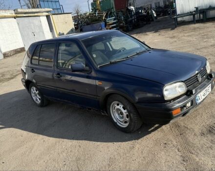 Синий Фольксваген Гольф, объемом двигателя 1.9 л и пробегом 211 тыс. км за 1600 $, фото 1 на Automoto.ua