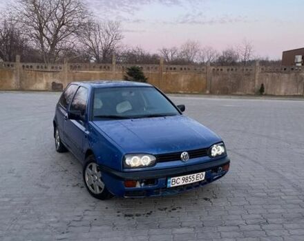 Синий Фольксваген Гольф, объемом двигателя 1.4 л и пробегом 150 тыс. км за 1600 $, фото 1 на Automoto.ua