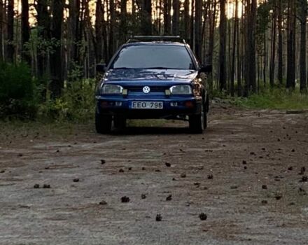 Синий Фольксваген Гольф, объемом двигателя 1.9 л и пробегом 200 тыс. км за 1200 $, фото 1 на Automoto.ua