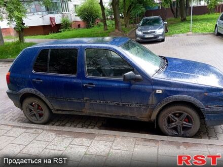 Фольксваген Гольф 1997 в Львове на Automoto.ua Синий Фольксваген Гольф, объемом двигателя 1.4 л и пробегом 360 тыс. км за 1500 $, фото 1 на Automoto.ua