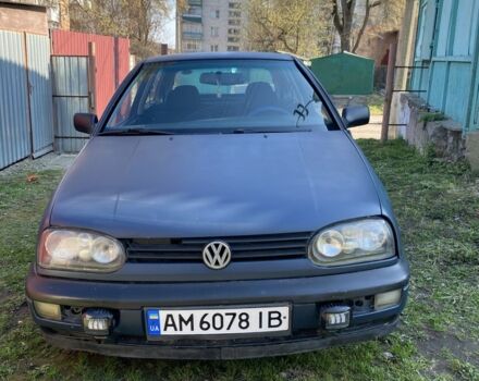 Синий Фольксваген Гольф, объемом двигателя 1.4 л и пробегом 252 тыс. км за 2350 $, фото 1 на Automoto.ua