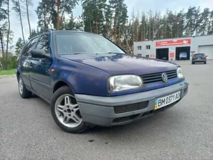 Синий Фольксваген Гольф, объемом двигателя 1.9 л и пробегом 380 тыс. км за 2500 $, фото 1 на Automoto.ua