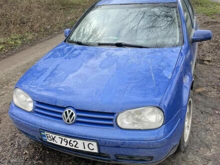 Синий Фольксваген Гольф, объемом двигателя 1.8 л и пробегом 250 тыс. км за 2100 $, фото 1 на Automoto.ua