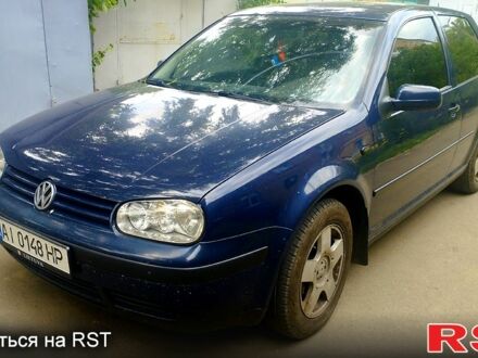 Фольксваген Гольф 1998 в Борисполе на Automoto.ua Синий Фольксваген Гольф, объемом двигателя 1.9 л и пробегом 410 тыс. км за 3200 $, фото 1 на Automoto.ua