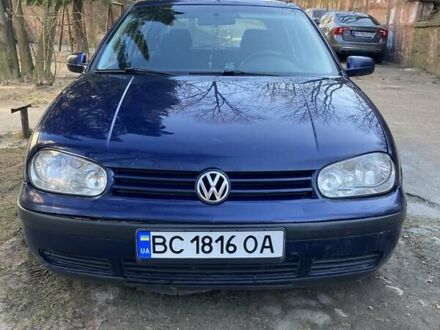 Синий Фольксваген Гольф, объемом двигателя 1.9 л и пробегом 365 тыс. км за 3300 $, фото 1 на Automoto.ua