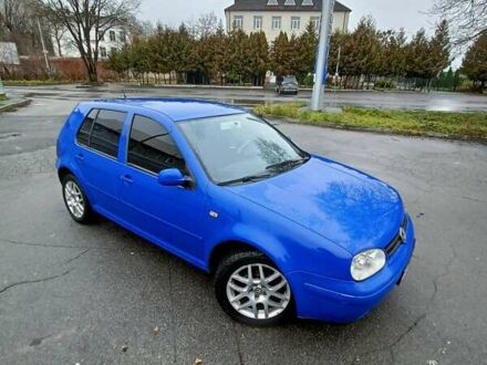 Синий Фольксваген Гольф, объемом двигателя 1.6 л и пробегом 340 тыс. км за 3300 $, фото 1 на Automoto.ua