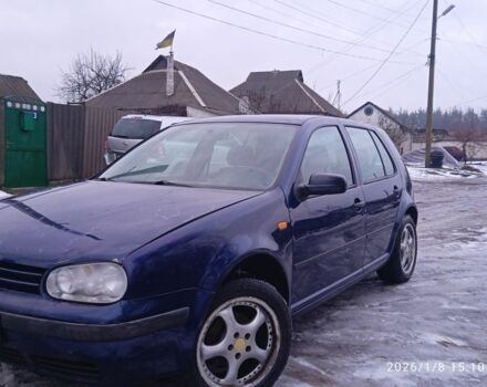 Синий Фольксваген Гольф, объемом двигателя 1.6 л и пробегом 238 тыс. км за 1700 $, фото 1 на Automoto.ua