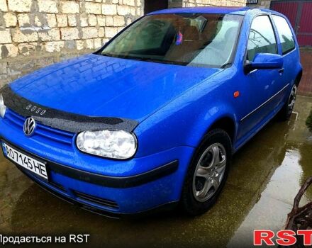 Синий Фольксваген Гольф, объемом двигателя 1.4 л и пробегом 250 тыс. км за 2500 $, фото 1 на Automoto.ua