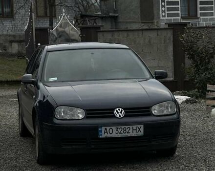 Синий Фольксваген Гольф, объемом двигателя 1.9 л и пробегом 303 тыс. км за 3000 $, фото 1 на Automoto.ua