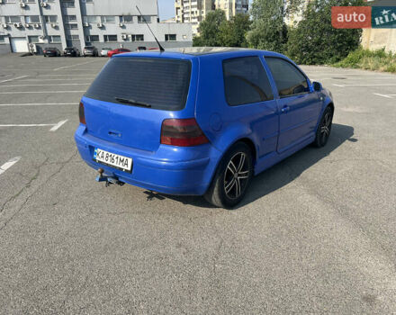 Синий Фольксваген Гольф, объемом двигателя 1.9 л и пробегом 430 тыс. км за 4000 $, фото 1 на Automoto.ua
