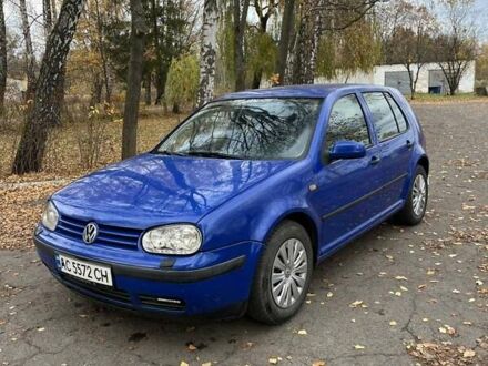 Синий Фольксваген Гольф, объемом двигателя 1.9 л и пробегом 275 тыс. км за 4699 $, фото 1 на Automoto.ua