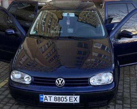 Синий Фольксваген Гольф, объемом двигателя 1.6 л и пробегом 291 тыс. км за 3700 $, фото 1 на Automoto.ua