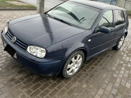 Синий Фольксваген Гольф, объемом двигателя 1.9 л и пробегом 350 тыс. км за 2800 $, фото 1 на Automoto.ua