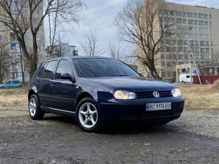 Фольксваген Гольф 1999 у Долине на Automoto.ua Синій Фольксваген Гольф, об'ємом двигуна 1.4 л та пробігом 258 тис. км за 3400 $, фото 1 на Automoto.ua