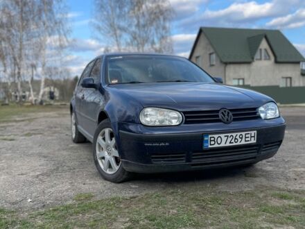 Фольксваген Гольф 1999 у Бродах на Automoto.ua Синій Фольксваген Гольф, об'ємом двигуна 1.6 л та пробігом 185 тис. км за 2800 $, фото 1 на Automoto.ua