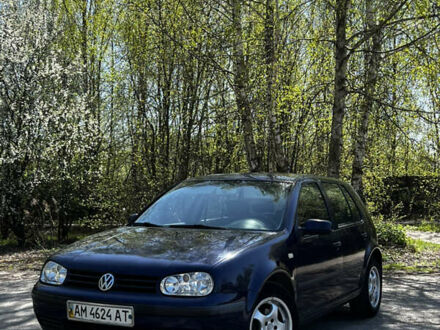 Фольксваген Гольф 1999 в Житомире на Automoto.ua Синий Фольксваген Гольф, объемом двигателя 1.39 л и пробегом 202 тыс. км за 3900 $, фото 1 на Automoto.ua