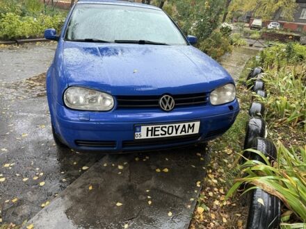 Синий Фольксваген Гольф, объемом двигателя 1.4 л и пробегом 271 тыс. км за 3600 $, фото 1 на Automoto.ua