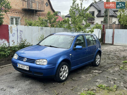 Фольксваген Гольф 1999 в Белой Церкве на Automoto.ua Синий Фольксваген Гольф, объемом двигателя 1.6 л и пробегом 222 тыс. км за 3400 $, фото 1 на Automoto.ua