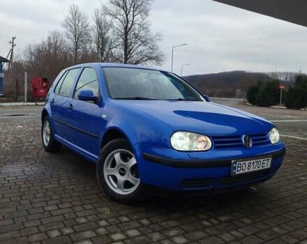 Синий Фольксваген Гольф, объемом двигателя 1.6 л и пробегом 222 тыс. км за 5500 $, фото 1 на Automoto.ua