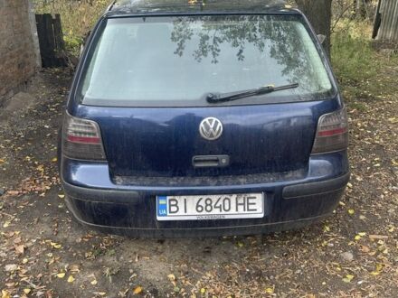Фольксваген Гольф 1999 в Красноград на Automoto.ua Синий Фольксваген Гольф, объемом двигателя 1.6 л и пробегом 397 тыс. км за 3500 $, фото 1 на Automoto.ua