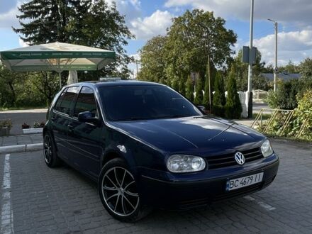 Синий Фольксваген Гольф, объемом двигателя 1.4 л и пробегом 250 тыс. км за 3100 $, фото 1 на Automoto.ua