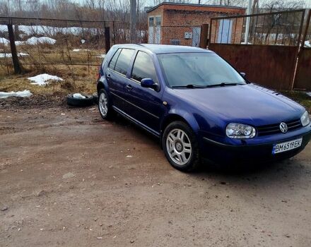 Синий Фольксваген Гольф, объемом двигателя 1.4 л и пробегом 245 тыс. км за 3000 $, фото 1 на Automoto.ua