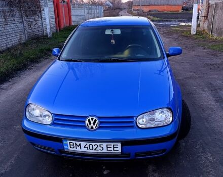 Синий Фольксваген Гольф, объемом двигателя 1.9 л и пробегом 385 тыс. км за 4200 $, фото 1 на Automoto.ua