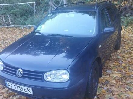 Синий Фольксваген Гольф, объемом двигателя 1.9 л и пробегом 364 тыс. км за 4500 $, фото 1 на Automoto.ua