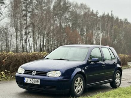 Синий Фольксваген Гольф, объемом двигателя 1.4 л и пробегом 222 тыс. км за 1400 $, фото 1 на Automoto.ua