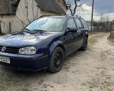 Синий Фольксваген Гольф, объемом двигателя 1.9 л и пробегом 320 тыс. км за 1600 $, фото 1 на Automoto.ua