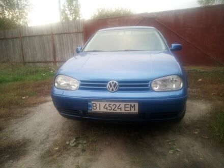 Фольксваген Гольф 2000 в Полтаве на Automoto.ua Синий Фольксваген Гольф, объемом двигателя 1.6 л и пробегом 425 тыс. км за 3500 $, фото 1 на Automoto.ua