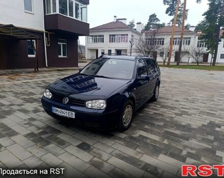 Синий Фольксваген Гольф, объемом двигателя 1.6 л и пробегом 186 тыс. км за 4200 $, фото 1 на Automoto.ua