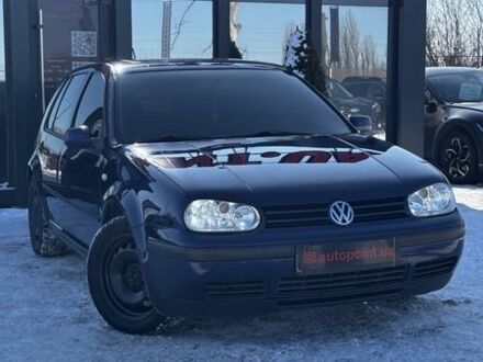 Синий Фольксваген Гольф, объемом двигателя 1.6 л и пробегом 240 тыс. км за 4999 $, фото 1 на Automoto.ua