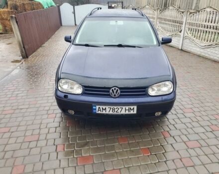 Синий Фольксваген Гольф, объемом двигателя 1.9 л и пробегом 380 тыс. км за 3500 $, фото 1 на Automoto.ua